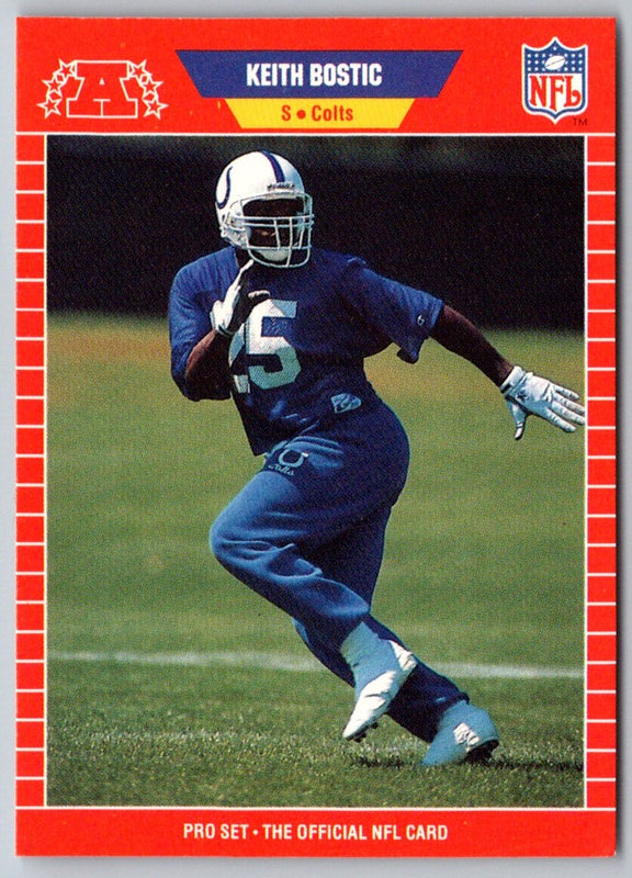 1989 Pro Set Keith Bostic #456