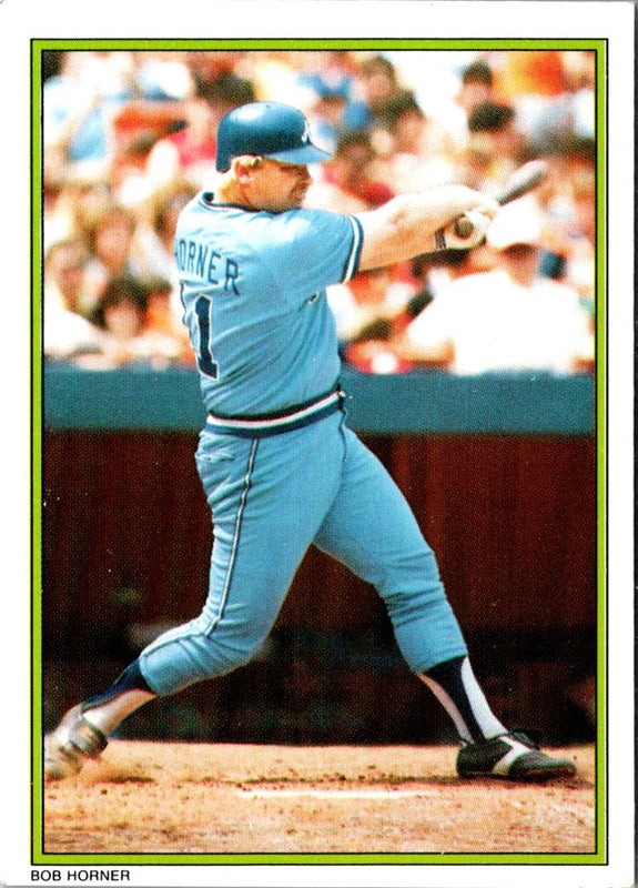 1986 Topps Glossy Bob Horner #44