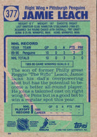 1990 Topps Jamie Leach #377 Rookie