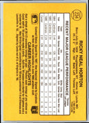 1986 Donruss Ricky Horton