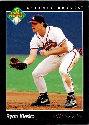 1993 Pinnacle Ryan Klesko #251