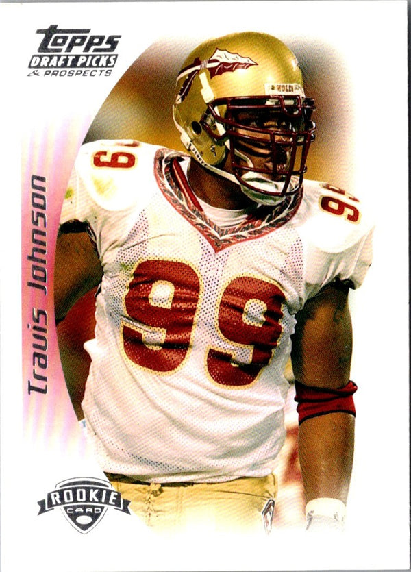 2005 Topps Draft Picks & Prospects Travis Johnson #124 Rookie