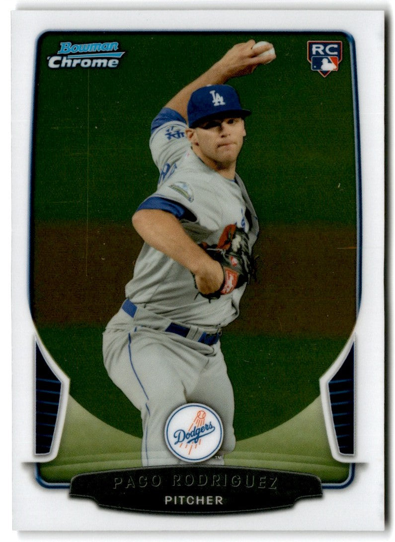 2013 Bowman Chrome Paco Rodriguez