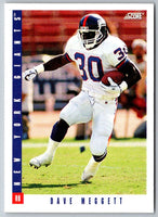 1993 Score Dave Meggett #115