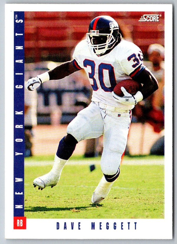 1993 Score Dave Meggett #115