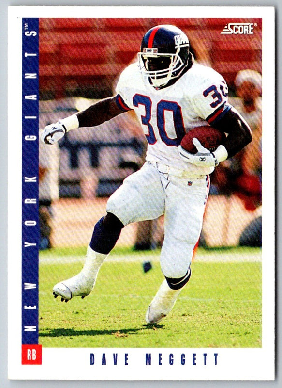 1993 Score Dave Meggett #115