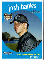 2008 Topps Heritage Josh Banks #296 Rookie
