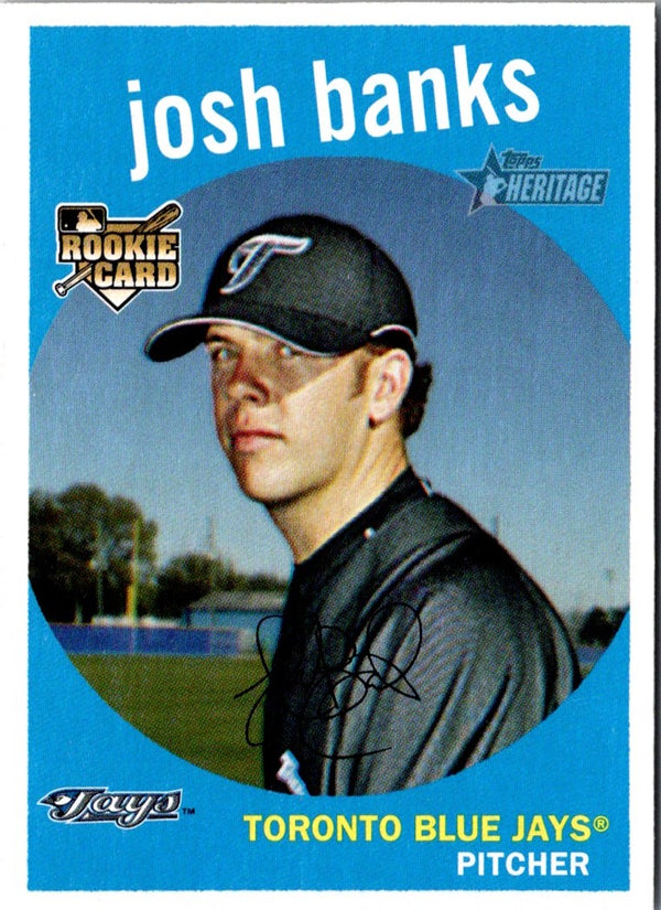 2008 Topps Heritage Josh Banks #296 Rookie