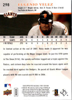 2008 Upper Deck Eugenio Velez #298