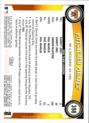 2011 Topps Pittsburgh Pirates #398