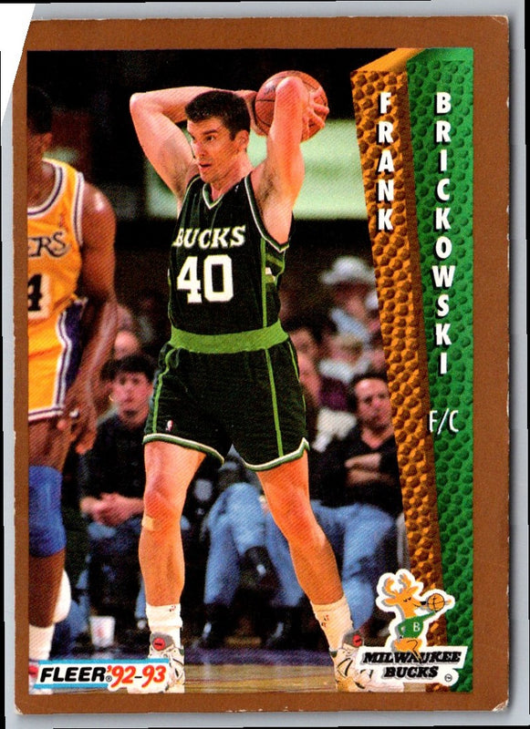 1992 Fleer Frank Brickowski #124