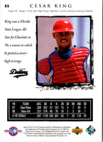 1999 SP Top Prospects Cesar King #65