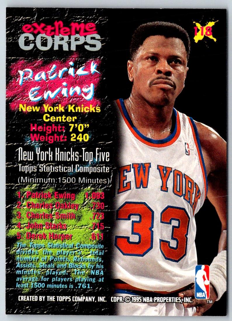 1995 Stadium Club Patrick Ewing