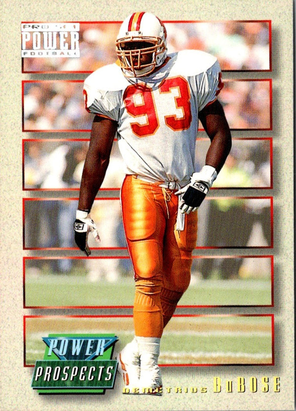 1993 Pro Set Power Update Prospects Gold Demetrius DuBose #PP31
