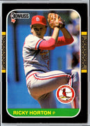 1986 Donruss Ricky Horton