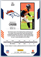 2021 Score Scorecard Bradley Chubb #222