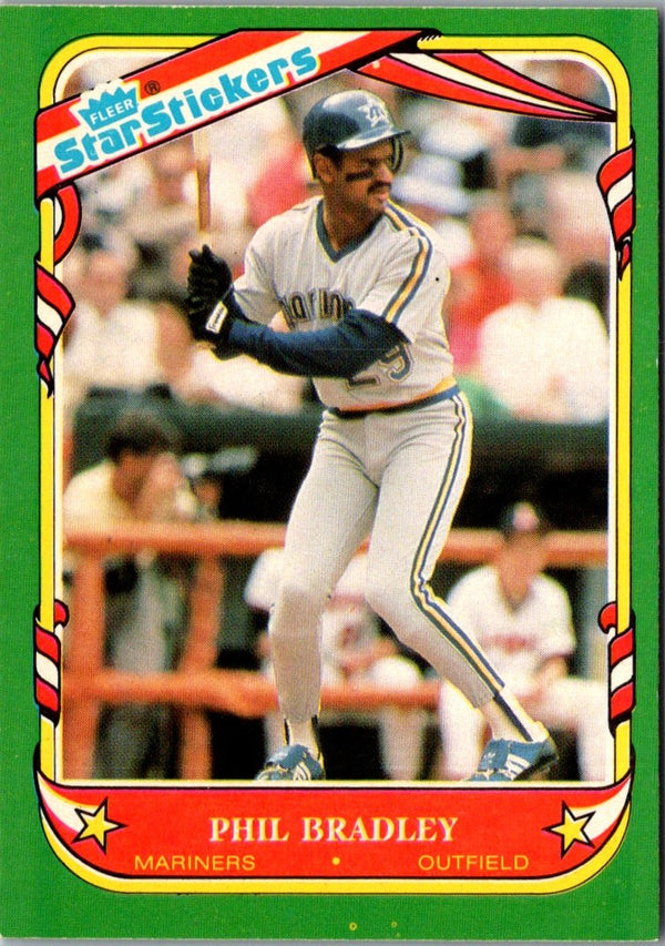 1987 Fleer Star Stickers Phil Bradley #13