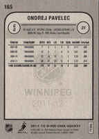 2011 O-Pee-Chee Ondrej Pavelec #165