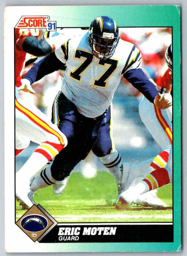 1991 Score Eric Moten #106T