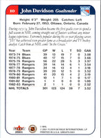 2001 Fleer Greats of the Game John Davidson #10