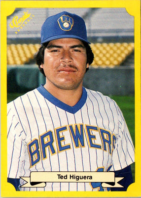 1987 Classic Update Yellow/Green Backs Ted Higuera #147