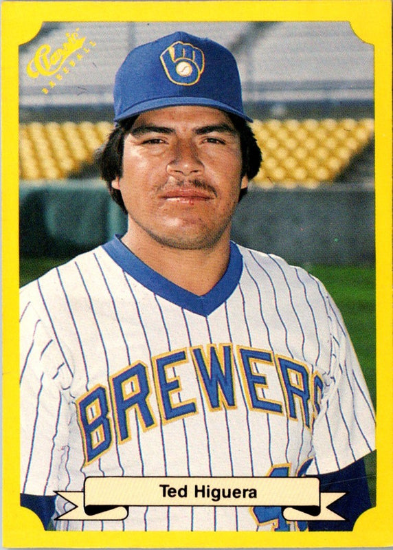 1987 Classic Update Yellow/Green Backs Ted Higuera #147