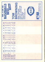 1986 Fleer Baseball's Best Sluggers vs. Pitchers Tom Browning #4