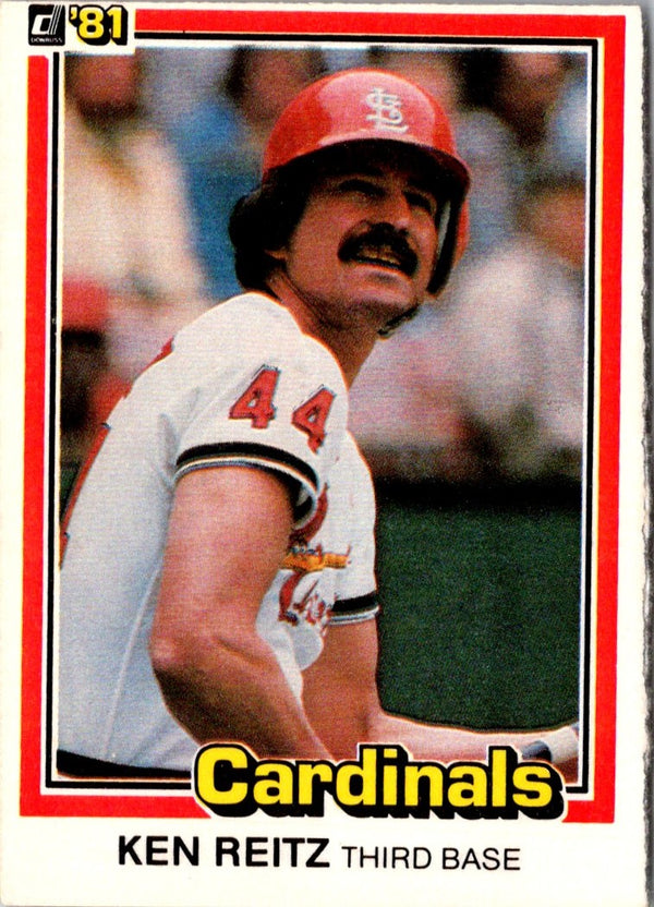 1981 Donruss Ken Reitz #307