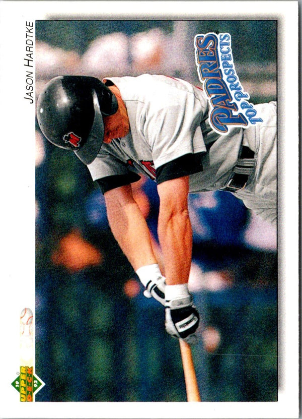 1992 Upper Deck Minors Jason Hardtke #98