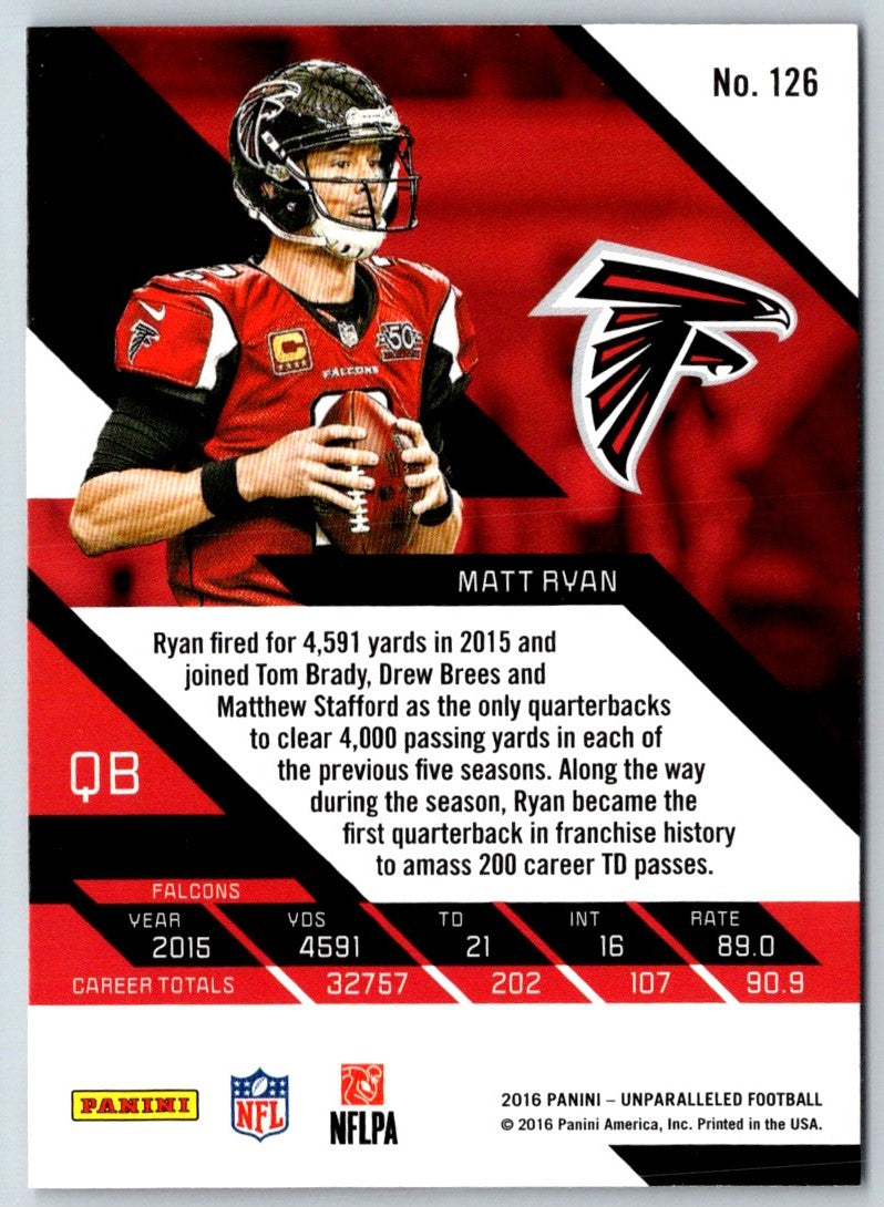 2016 Panini Matt Ryan #