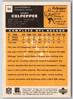 2001 Upper Deck Vintage Daunte Culpepper #94