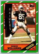 1986 Topps Dokie Williams