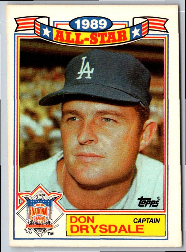 1990 Topps Glossy All-Stars Don Drysdale #11