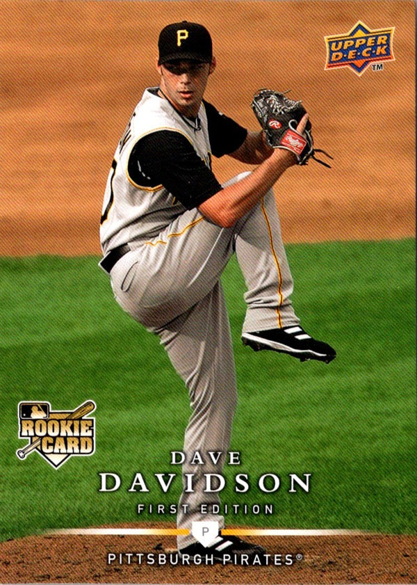 2008 Upper Deck Dave Davidson #295 Rookie