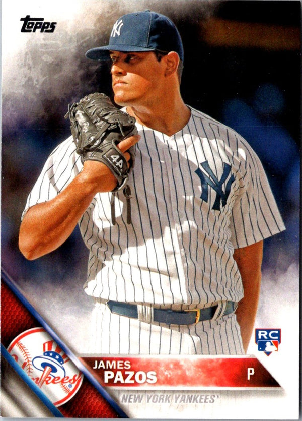 2016 Topps James Pazos #365 Rookie