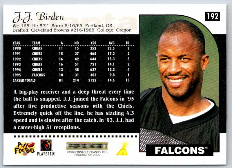 1996 Score J.J. Birden