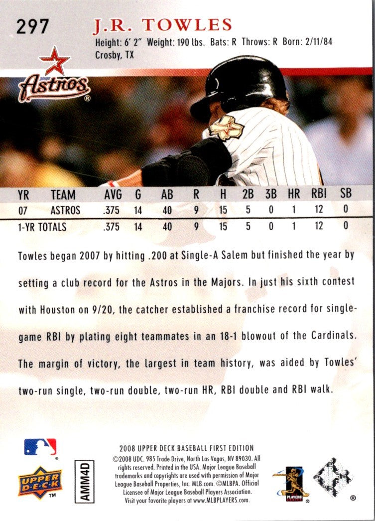 2007 Upper Deck Predictors Postseason Houston Astros