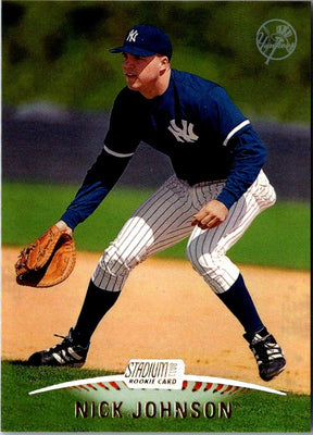 1999 Stadium Club Nick Johnson #144 Rookie