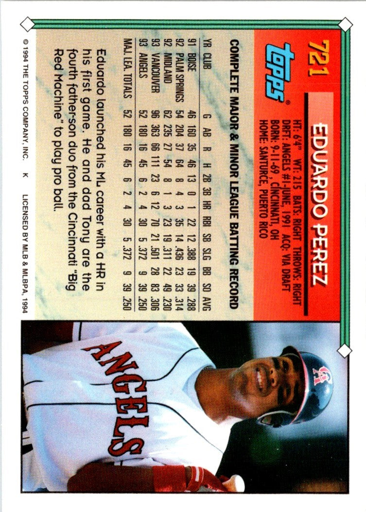 1994 Topps Eduardo Perez