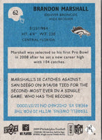 2009 Upper Deck Brandon Marshall #62