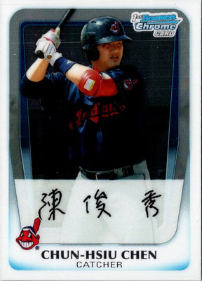 2011 Bowman Chrome Prospects Chun-Hsiu Chen #BCP26
