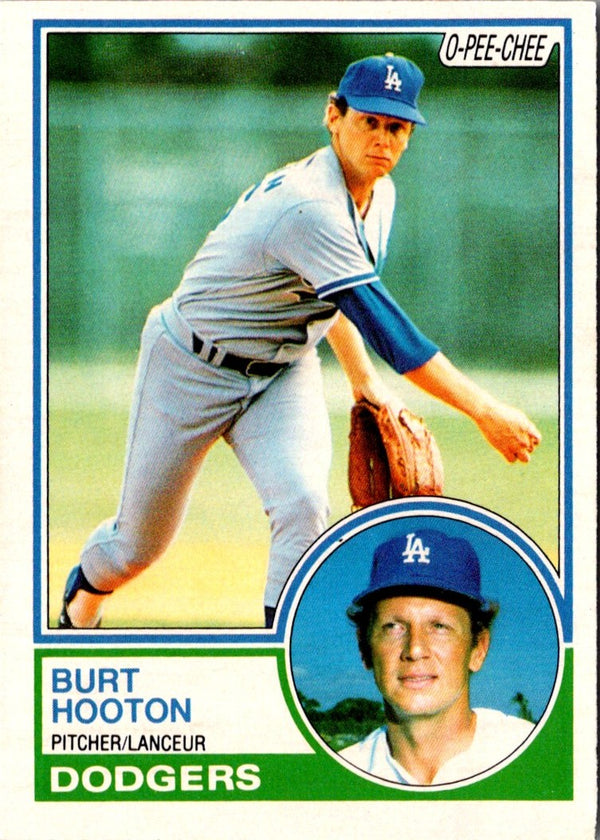1983 O-Pee-Chee Burt Hooton #82