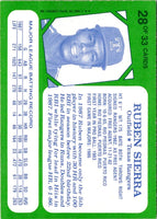 1988 Topps Kay-Bee Superstars of Baseball Ruben Sierra #28