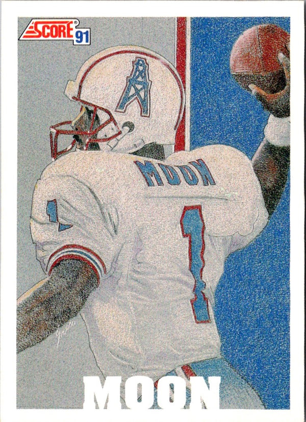1991 Score Warren Moon #638