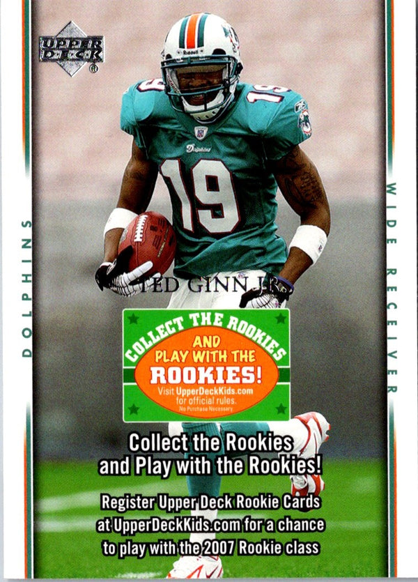 2007 Upper Deck Collect the Rookies Ted Ginn Jr. #NNO