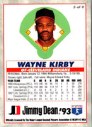 1993 Jimmy Dean Rookies Wayne Kirby