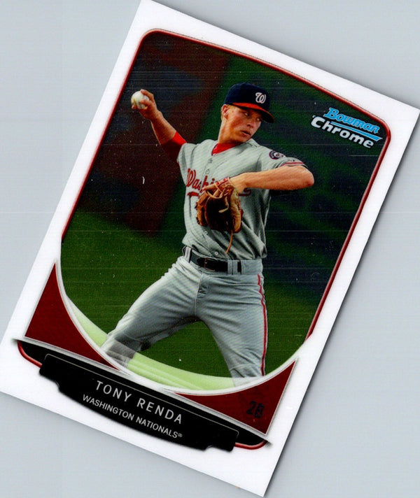 2013 Bowman Chrome Prospects Tony Renda #BCP10