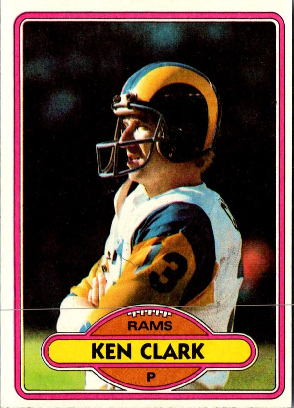 1980 Topps Ken Clark #43 Rookie