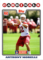 2008 Topps Kickoff Anthony Morelli #177 Rookie