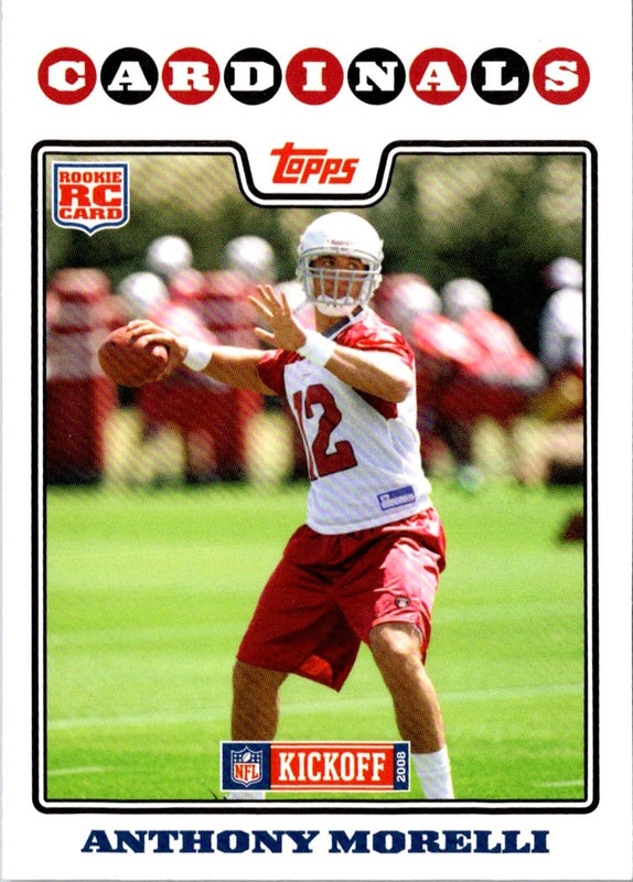 2008 Topps Kickoff Anthony Morelli #177 Rookie